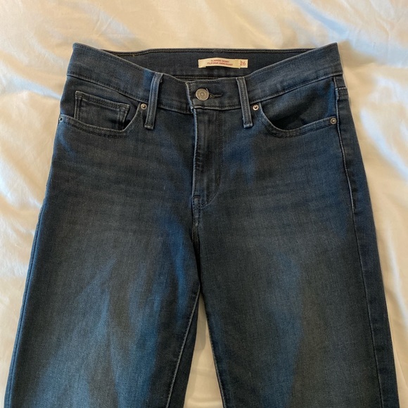 Levi’s Slimming Skinny Jeans - grey/blue size 26 - Picture 3 of 5